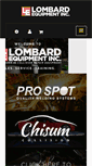 Mobile Screenshot of lombardequipment.com